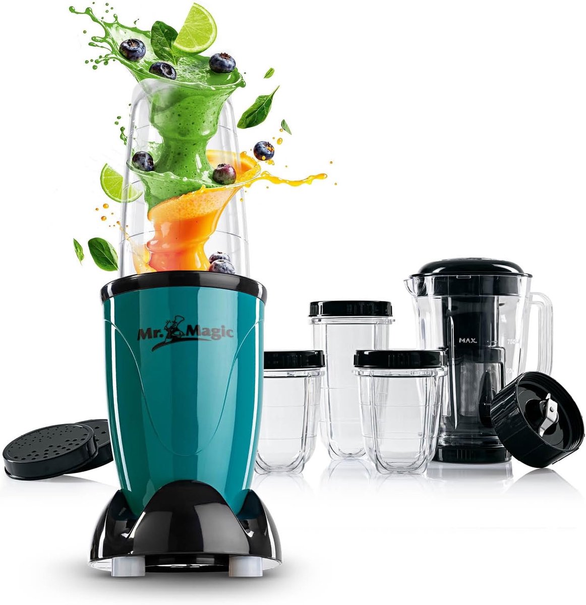 Mr Magic Deluxe 18 delige blender - 400W - Smoothie maker