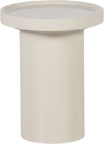 WOOOD Veluna Bijzettafel 40 CM - Hout - Hoogglans Zand - 50x40x40
