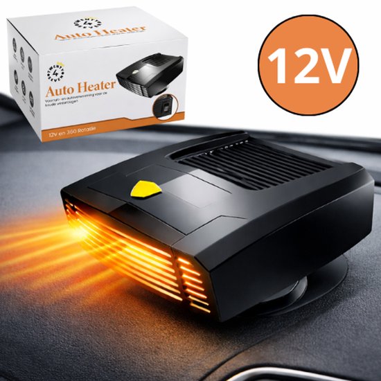 Twenty4seven® Chauffage Auto - Chauffage Électrique - Radiateur Ventilateur Céramique - Mini Radiateur - Chauffage Auto 12V