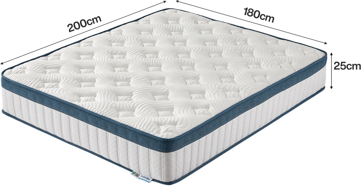 Tribesigns Tribesigns Pocketveringmatras 180x200 - afbeelding 2