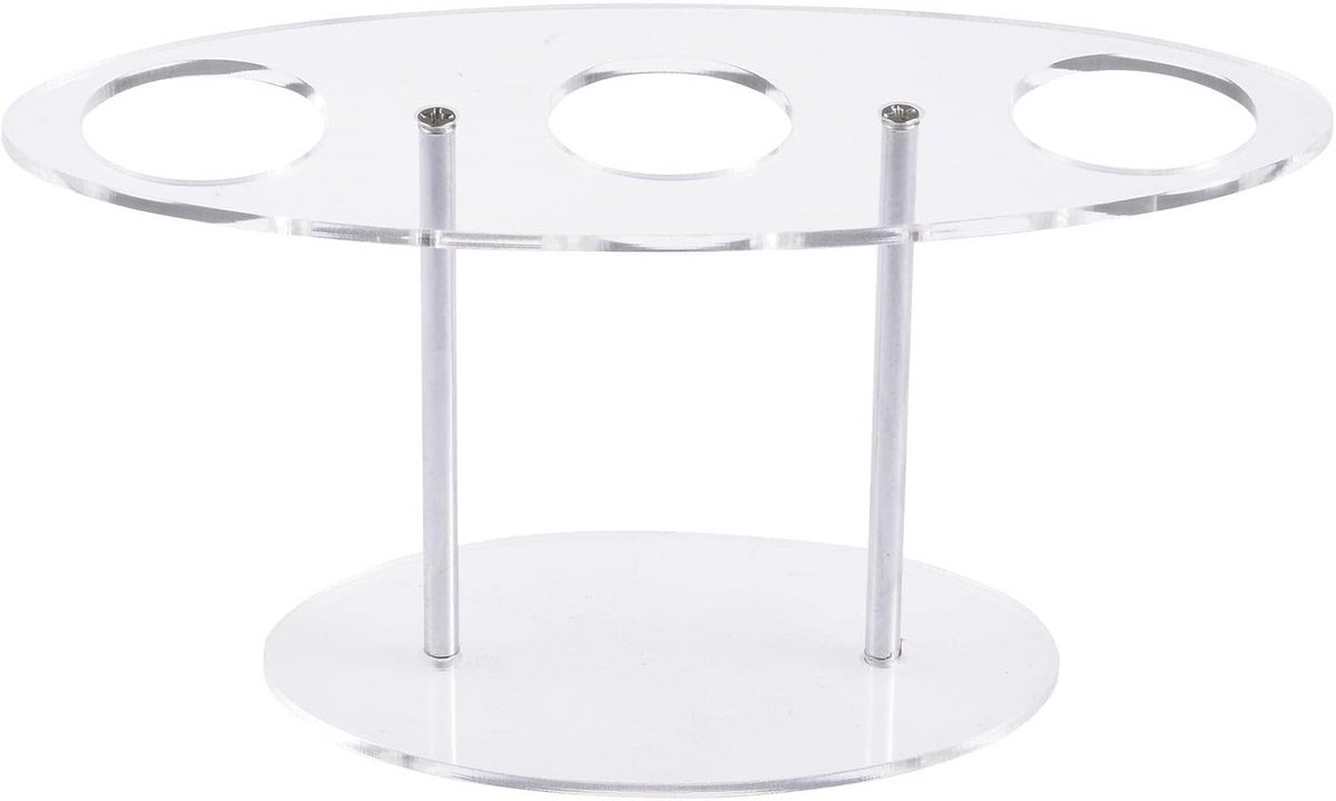 IJsje HOUder met 3 holen - Acryl ijs display standaard voor bruiloften en feestjes