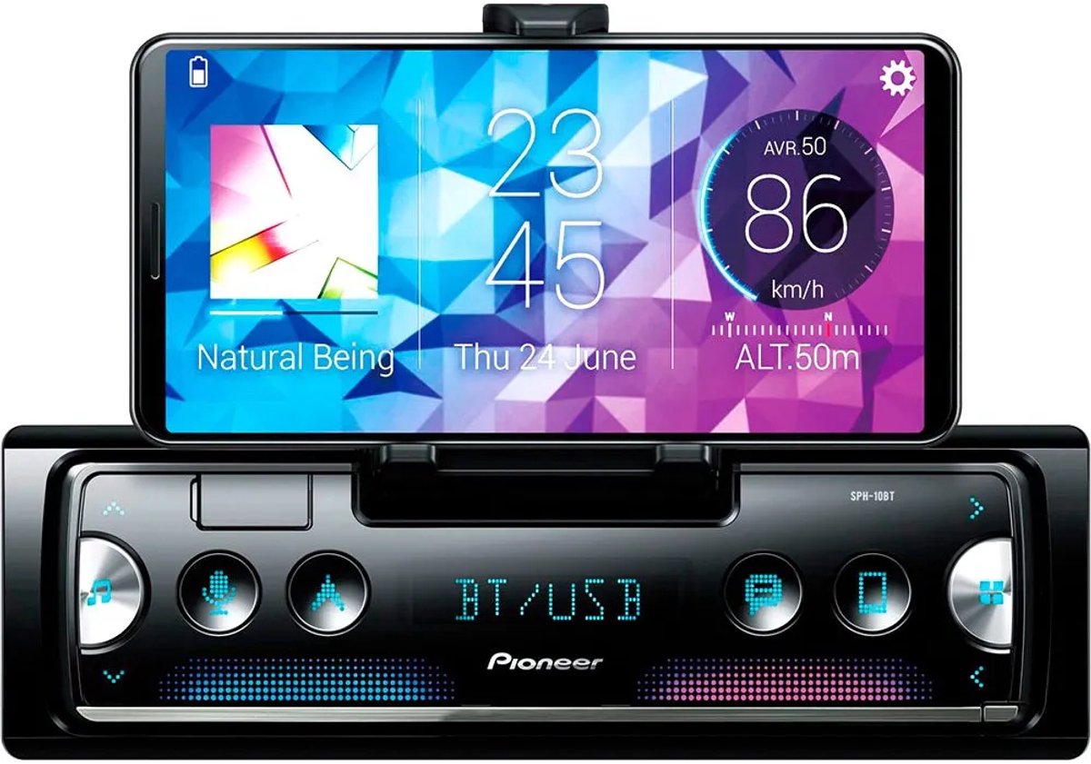 Pioneer SPH-10BT Autoradio Enkel din Smartphone radio-Bluetooth - 4 x 50 W – foto 3
