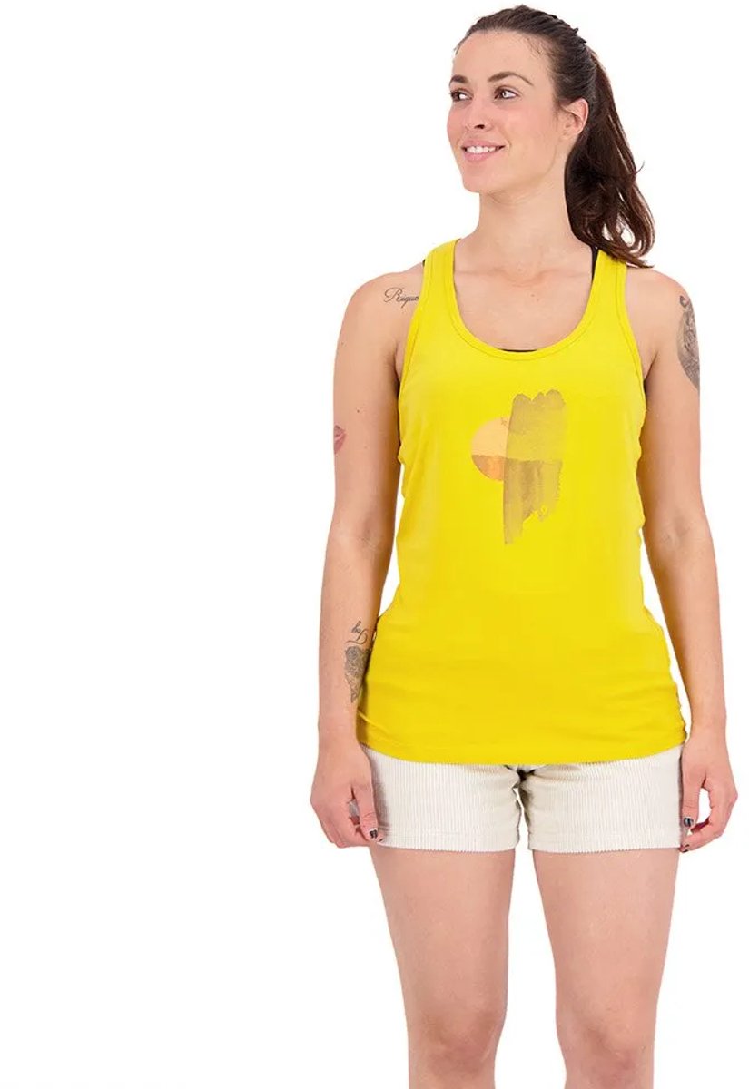 Black Diamond Luminary Mouwloos T-shirt Geel L Vrouw