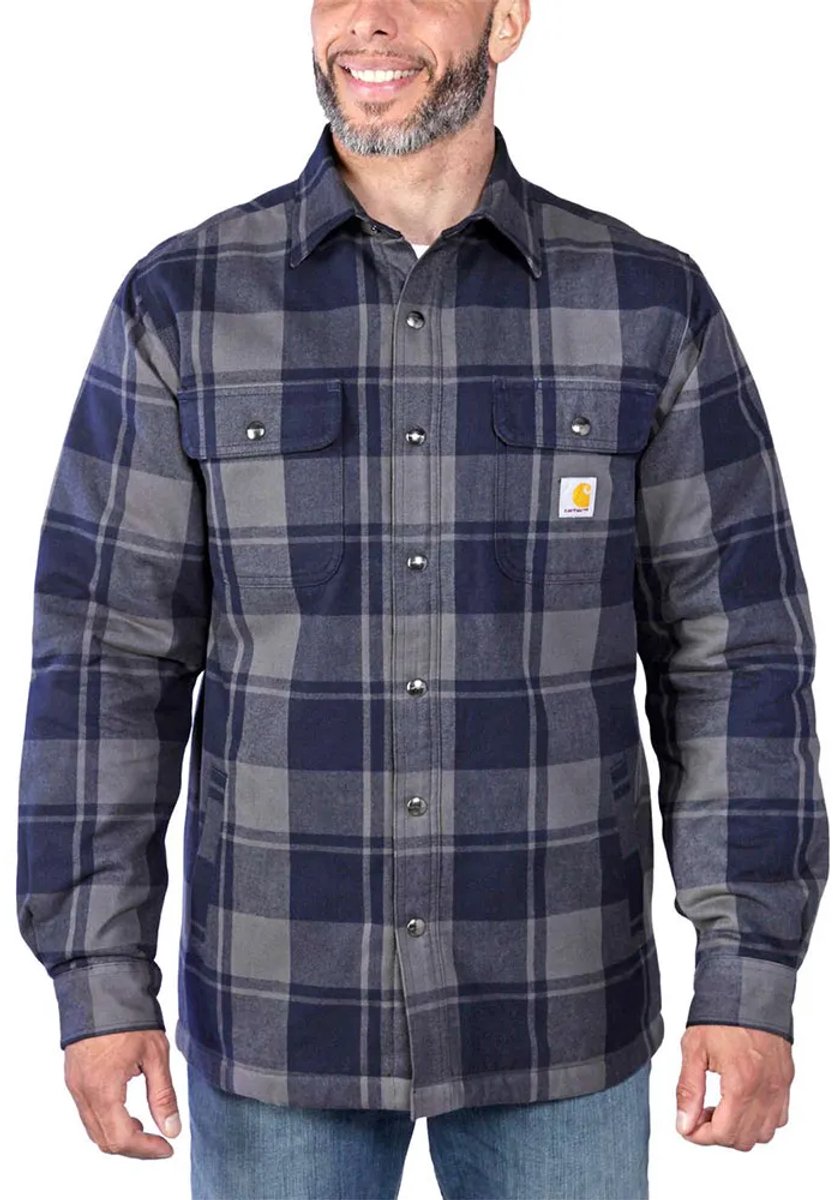 Carhartt Tj4452 Overhemd M Man Blauw