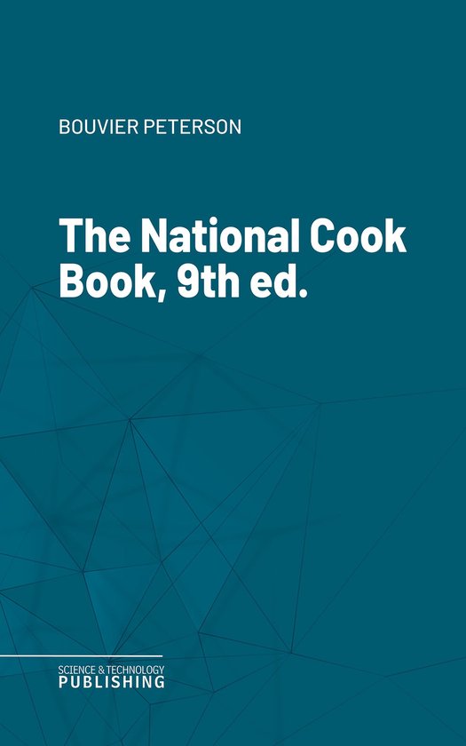 The National Cook Book, 9th ed. - cover