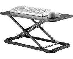 Verstelbare Laptop en Monitor Verhoger | Zit-Sta Bureau Converter voor Toetsenbord en Muis | Ergonomisch Laptopstandaard
