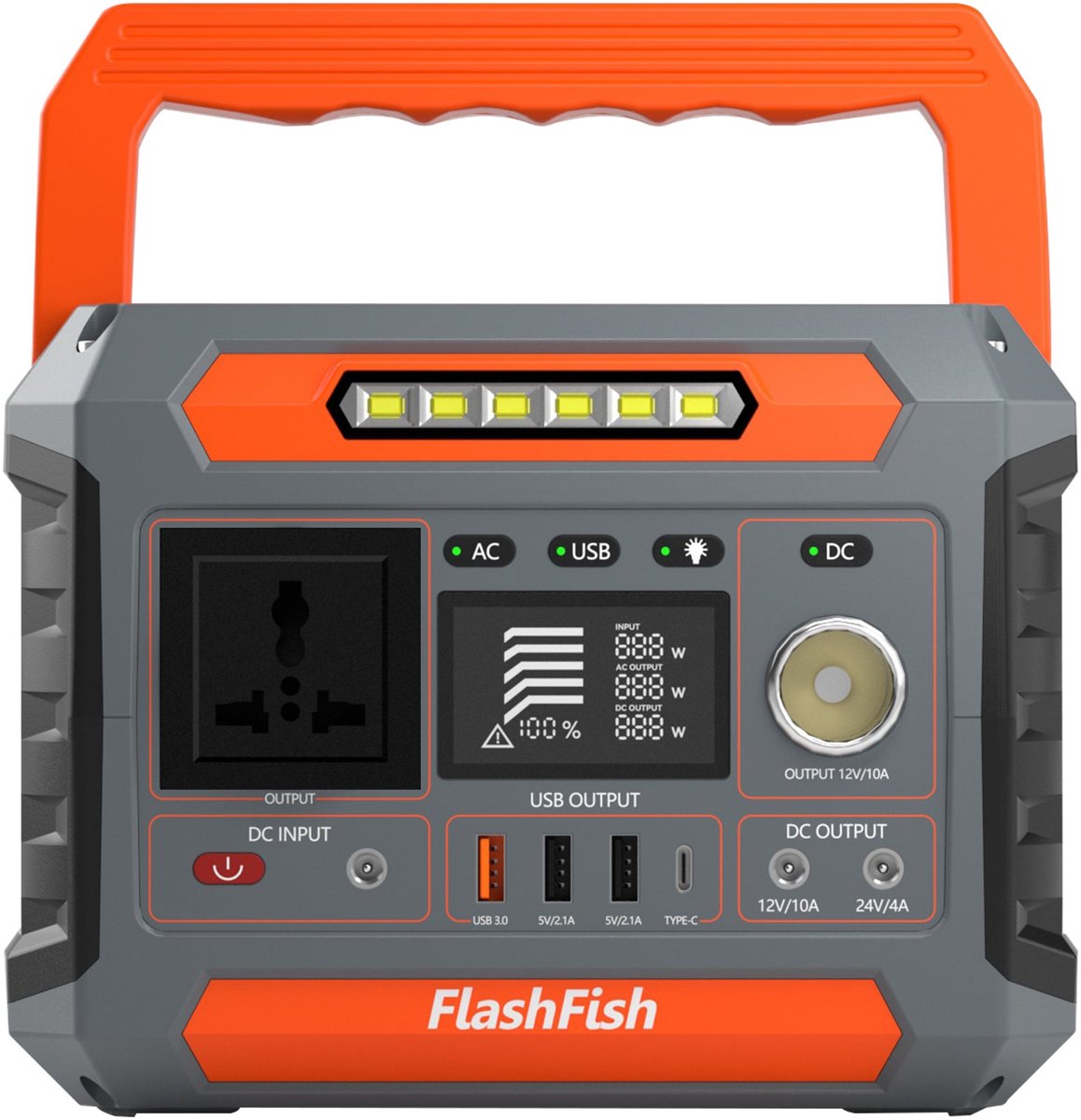 FlashFish P66 Powerstation – 260W / 288,6Wh