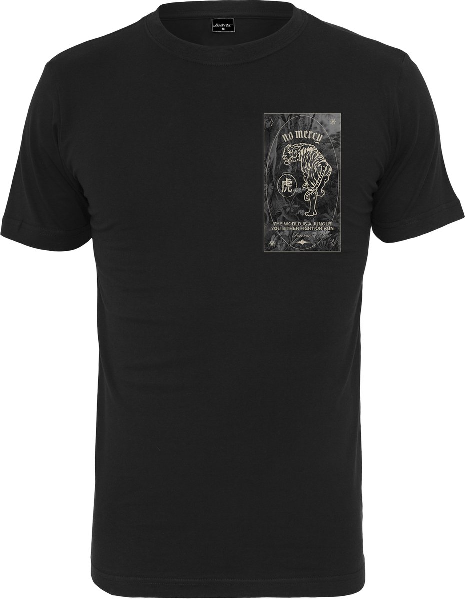 Mister Tee No Mercy Heren T-shirt XS Zwart