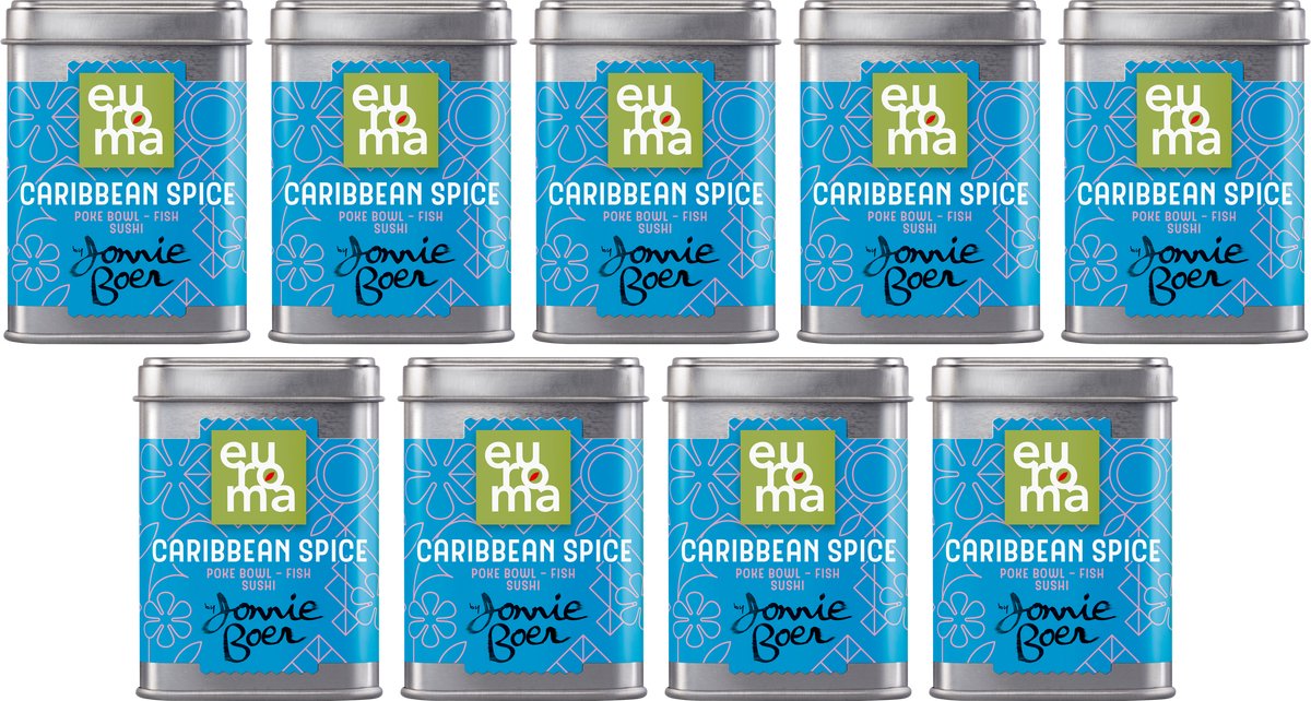Euroma Original Spices Caribbean Spice 9 stuks