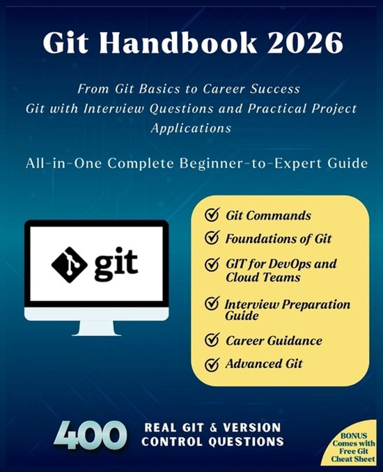 Information Technology Books- Git Handbook 2026 - cover