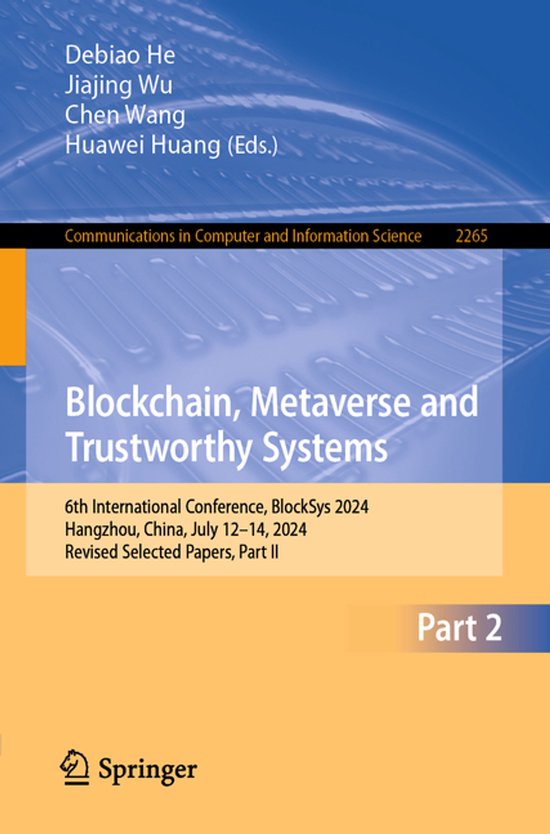 Communications in Computer and Information Science2265- Bloc ... - cover
