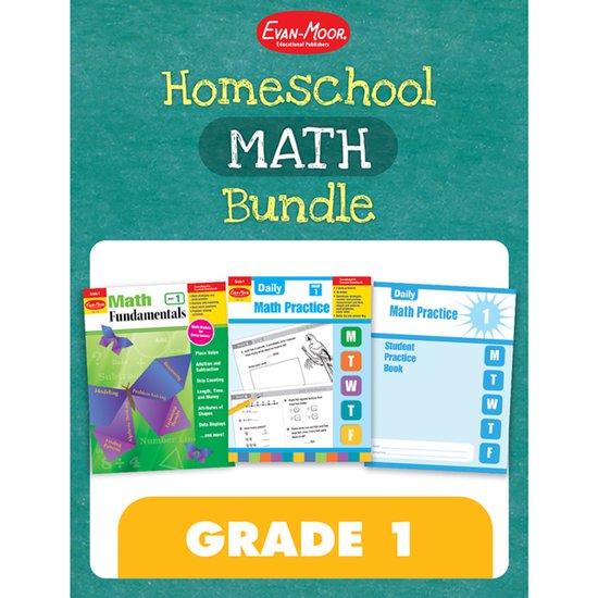 Homeschool Math- Homeschool Math Bundle, Grade 1 - cover