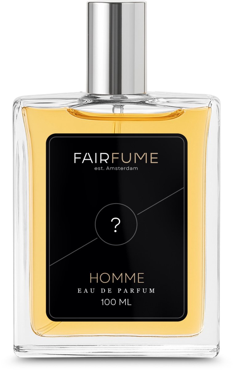 Fairfume – Mystery Parfum voor Heren – Eau de Parfum 20% – 100 ml – Geïnspireerd op Designer Parfum – Gemaakt in Nederland – Parfum voor Mannen – Cadeau voor Heren – Mystery Pakket A07