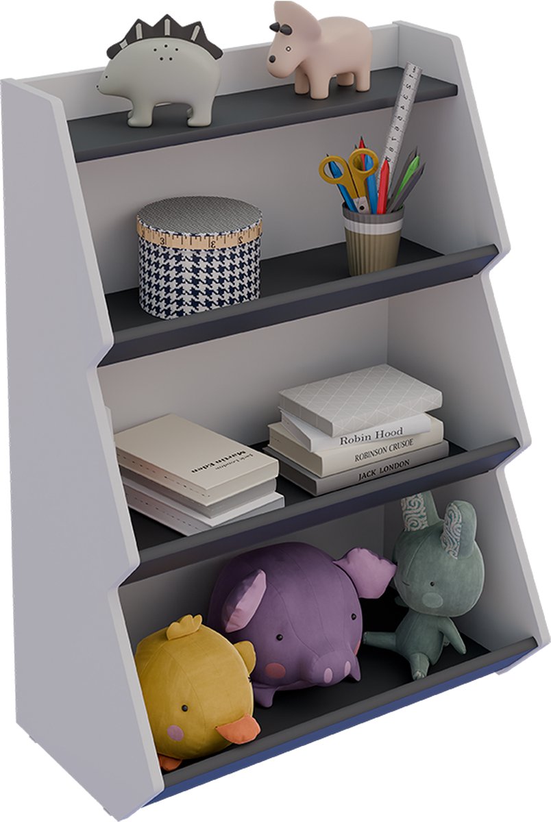 Vcm kleine boekenkast, boekenkast, vasagle boekenkast, boekenplank boekenkast, boekenplank, smalle boekenplank, kleine boekenplank, hoge smalle boekenkast, open rek, slanke boekenplank, kleine boekenkasten voor kleine ruimtes, boekenkasten/planken Weiß / Anthrazit