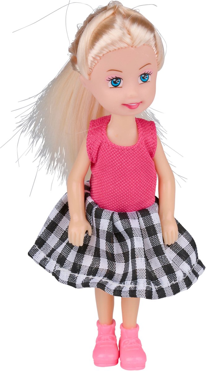 Eddy Toys Fashion Doll Mini 5-Delig - Set Van 5 Kleine Babypopjes Voor Kinderen - Gemaakt Van Kunststof En Textiel - Met Verschillende Kleurrijke Outfits - Meerkleurig - Vanaf 1 Jaar — cadeau in Spellen & Speelgoed - foto 8