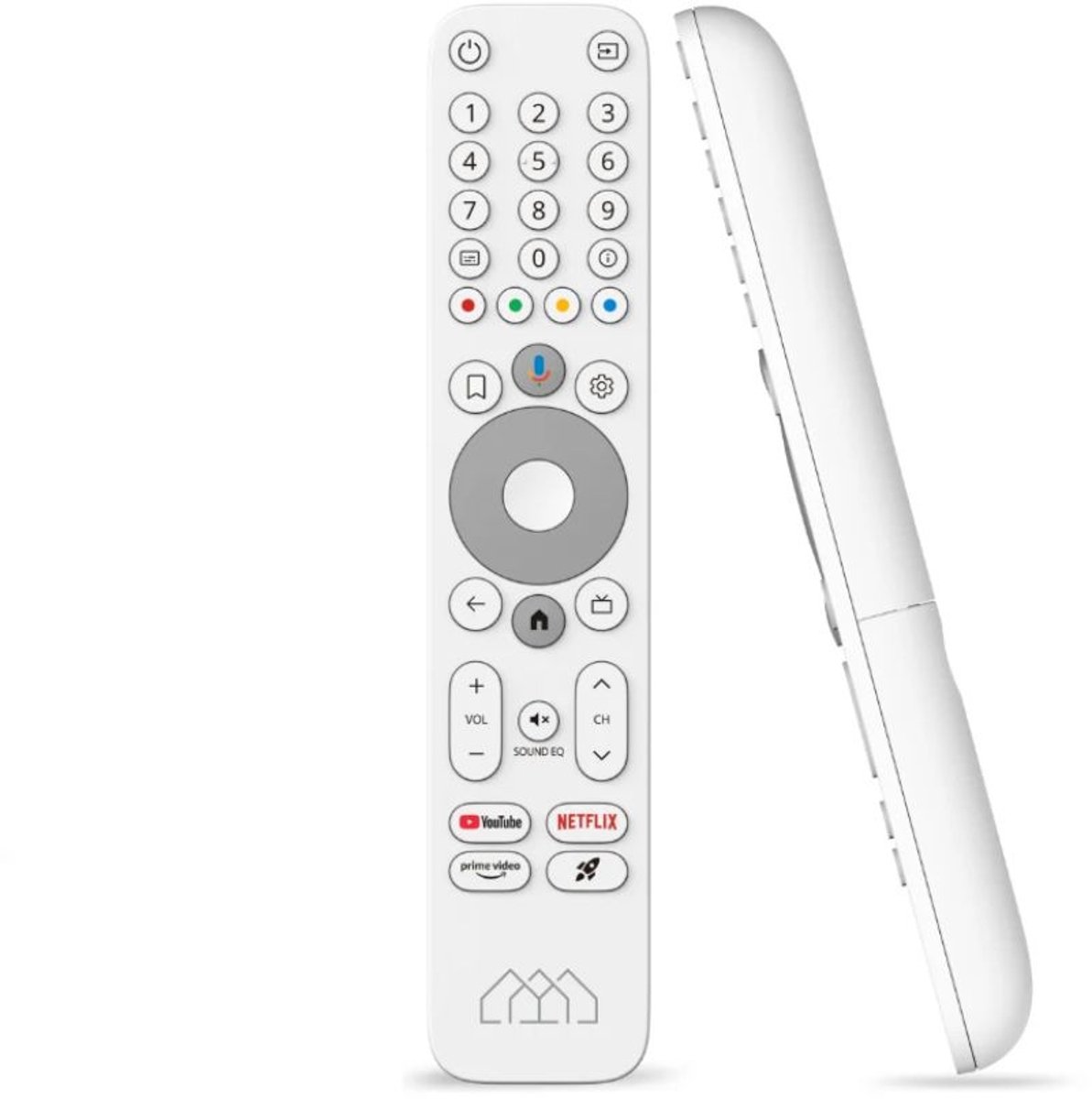 Homatics Premium Android TV BT Afstandsbediening – Google Assistent (Big)