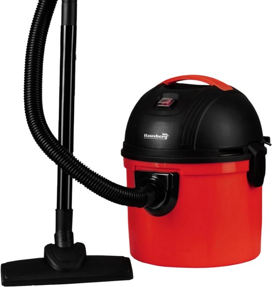 Hausberg HB-2095RS Nat-En-Droog Stofzuiger 15 L | 1200 W Alleszuiger Met HEPA-Filter | Flexibele Slang & Lange Kabel Voor Huis, Garage & Werkplek