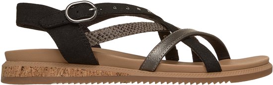 Skechers DESERT KISS LOW - SEASIDE SLI Dames Sandalen - Zwart