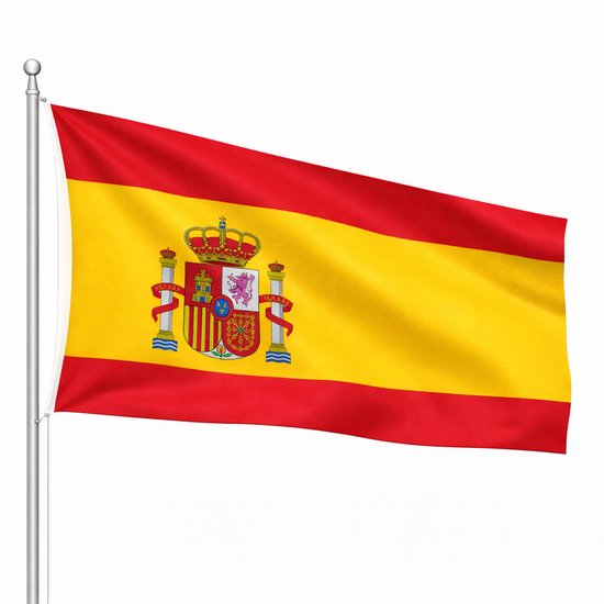 Het Vlaggenschip - Vlag Spanje - 90 x 150 centimeter