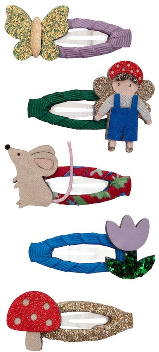 Mimi & Lula 5-pack Woodland Fairy haarclipjes
