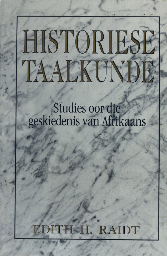 Historiese Taalkunde - cover