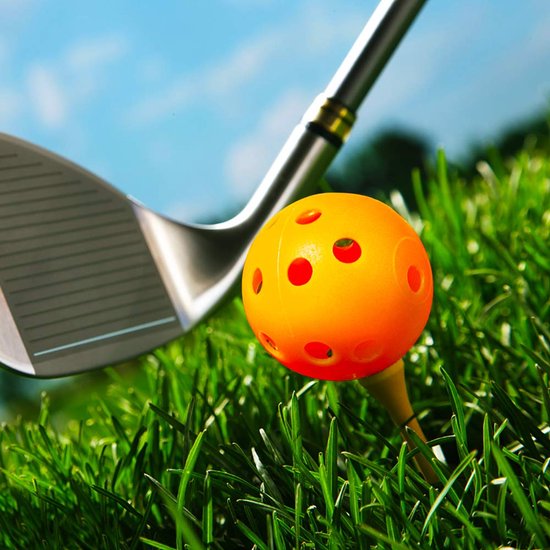 IMPERATORIS® Golf Oefenballen - Airflow Ballen - Geperforeerde Plastic Ballen - Voor Training in Tuin en Binnen - Lichtgewicht - Set van 12 - veelkleurig van IMPERATORIS — afbeelding 5