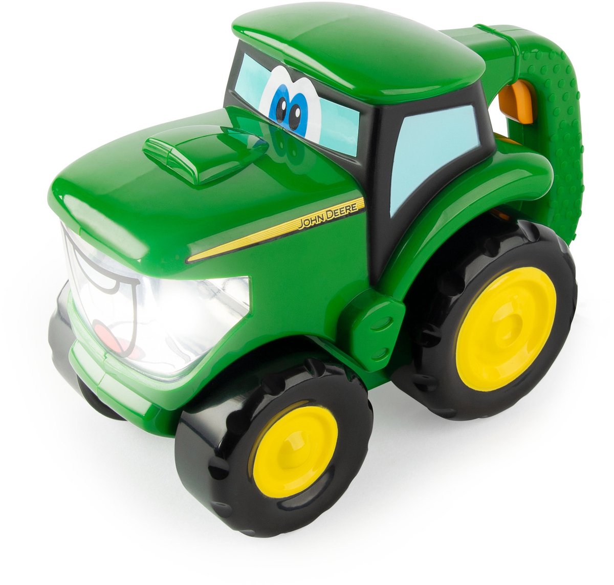 Johnny Duwtractor met zaklamp - John Deere - 2-in-1 tractor en zaklamp
