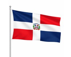 Het Vlaggenschip - Vlag Dominicaanse Republiek - 90 x 150 centimeter