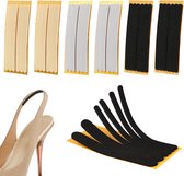 36 stuks vrouwen riem kussen insert grips anti-slip hiel voeringen, zelfklevende kussen insert hiel grips schoen pads stoppen uitglijden bandjes voetbeschermers voor dames voeringen