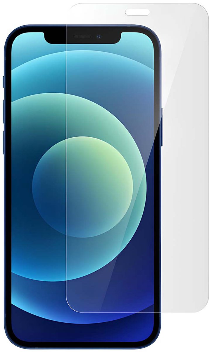 MYWAY, Schermbeschermer Geschikt voor Apple iPhone 12/12 Pro POLYBAG met geïntegreerde applicator, Transparant
