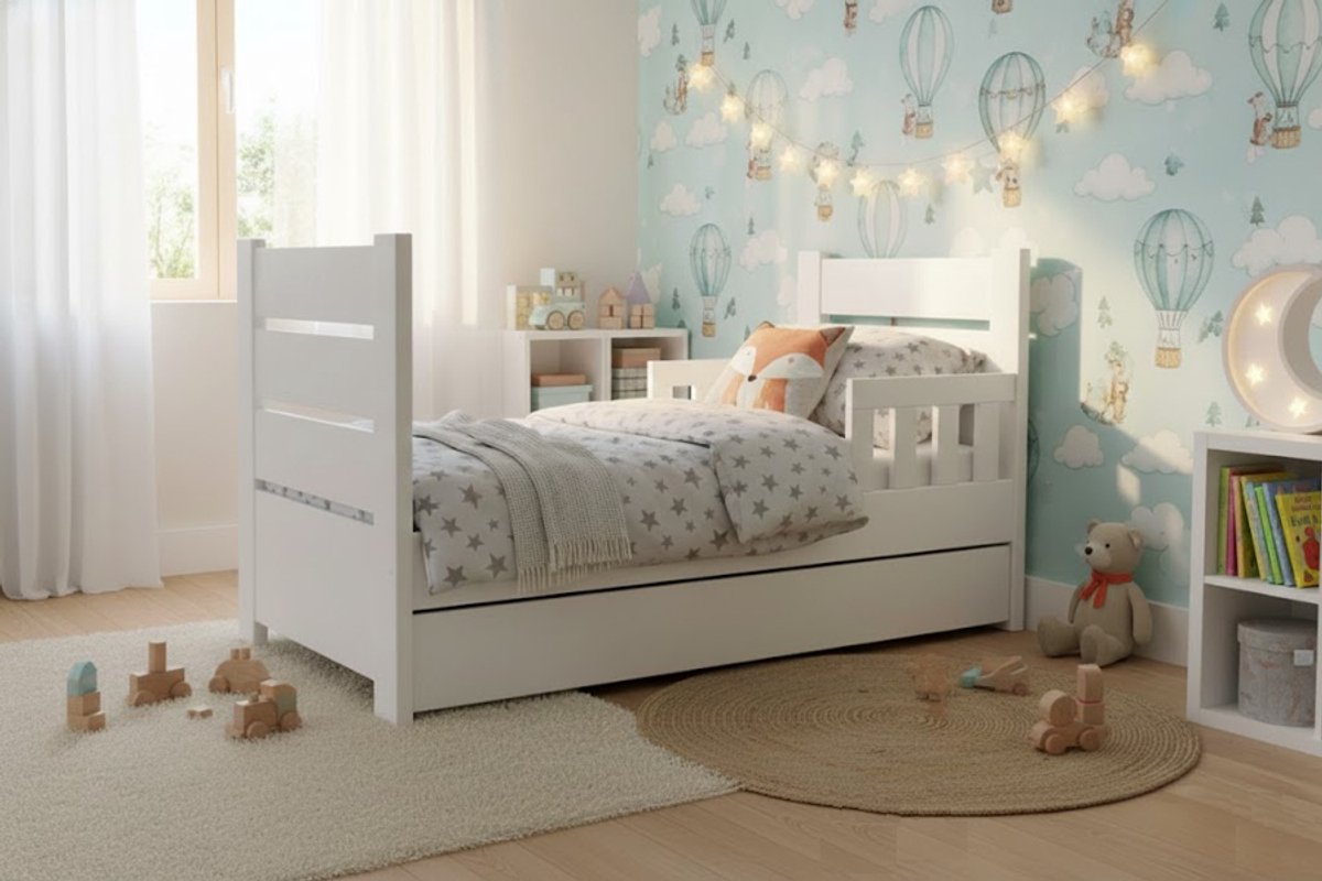 Rockwood® Peuterbed Charlie en Lola inclusief montage met lattenbodemIk wil een gratis peuterdekbed Naturel