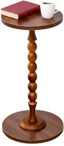 SV Living Bijzettafel - Tafeltje - Koffietafel - Banktafel - 30*30*57cm - Bruin