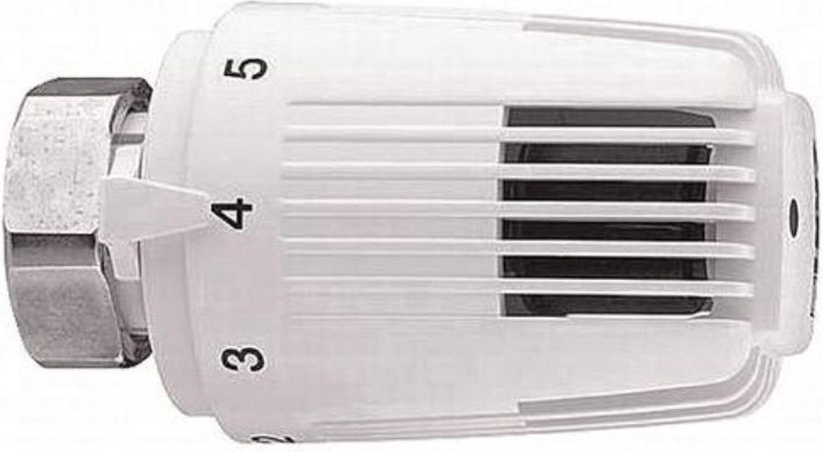 Herz 7260 Radiatorthermostaatknop Wit zonder 0-stand M30 x 1,5