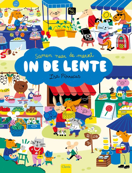 Samen naar de markt in de lente - cover