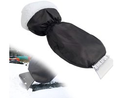 IJskrabber Auto met handschoen - Sneeuwkrabber - Krabber Auto - Raamkrabber - Ijskrabber voor de Auto - Ruitenkrabber auto - Glaskrabber - Glasschraper - Ruitenkrabber - Krabber - Antivries - Ergonomsich - Elastiek - Voor Voorruit, Huisramen, Auto