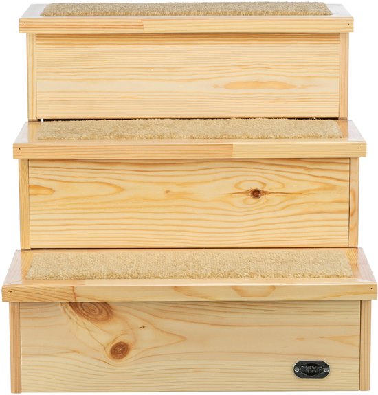 Trixie - Hondentrap - Trap Petstair - Vurenhout - 40X45X38 cm