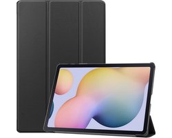 imoshion Tablet Hoes - Geschikt voor Samsung Galaxy Tab S7 FE / Galaxy Tab S7 Plus / Galaxy Tab S8 Plus - Trifold Bookcase - Zwart