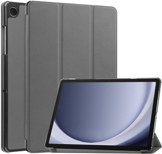 imoshion Tablet Hoes - Geschikt voor Samsung Galaxy Tab A9 Plus - Trifold Bookcase - Grijs