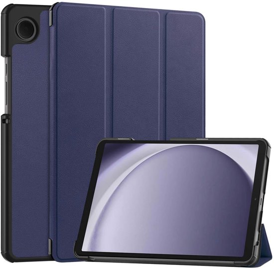 imoshion Tablet Hoes - Geschikt voor Samsung Galaxy Tab A11 / A9 8.7 inch - Trifold Bookcase - Donkerblauw