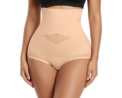 Body Shaper Slip - Beige - Maat L - Shaping Slip - Corrigerend Broekje - Shapewear Dames - Corrigerend Ondergoed - Afslankbroek - Corrigerende High Waist Slip - Shapewear Buik - Waist Trainer - Bodyshaper Dames