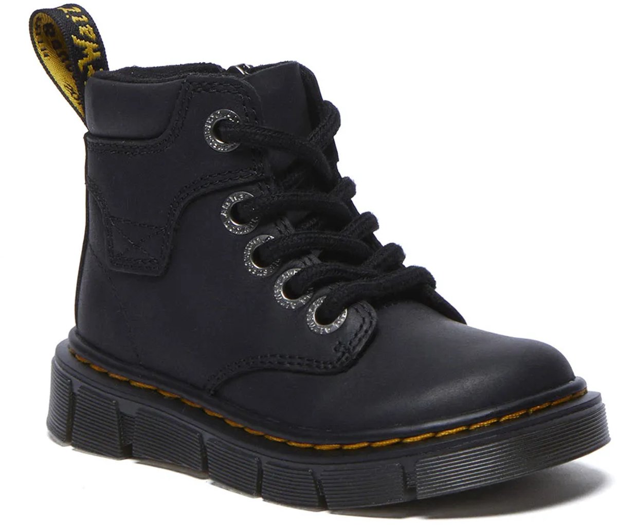 Dr Martens Raffe Ankle Boot T Laarzen Jongens Meisjes Zwart