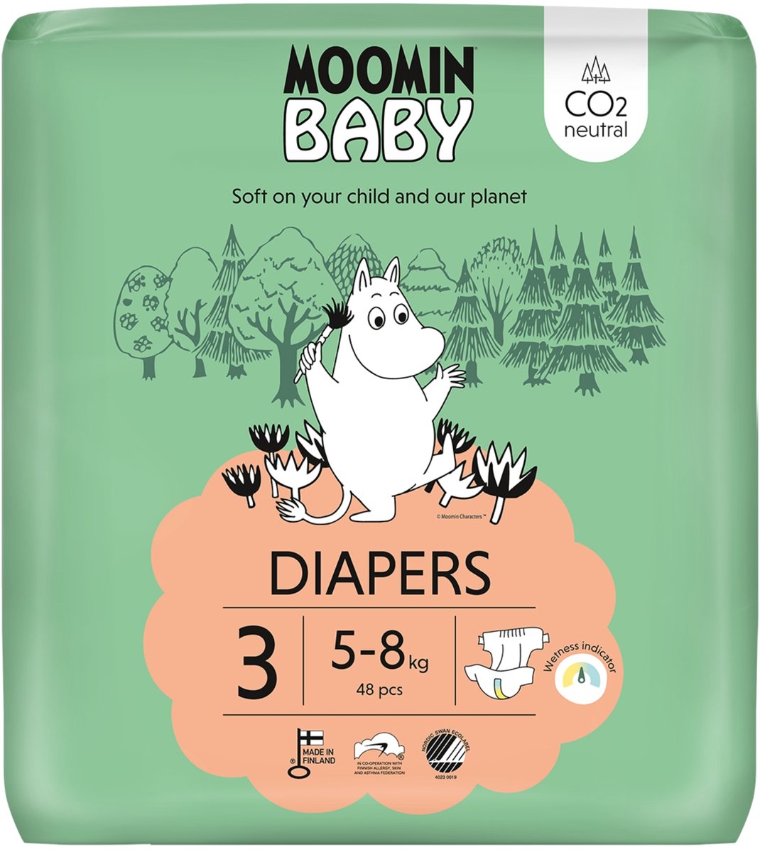Moomin Ecologische Luiers Maat 3