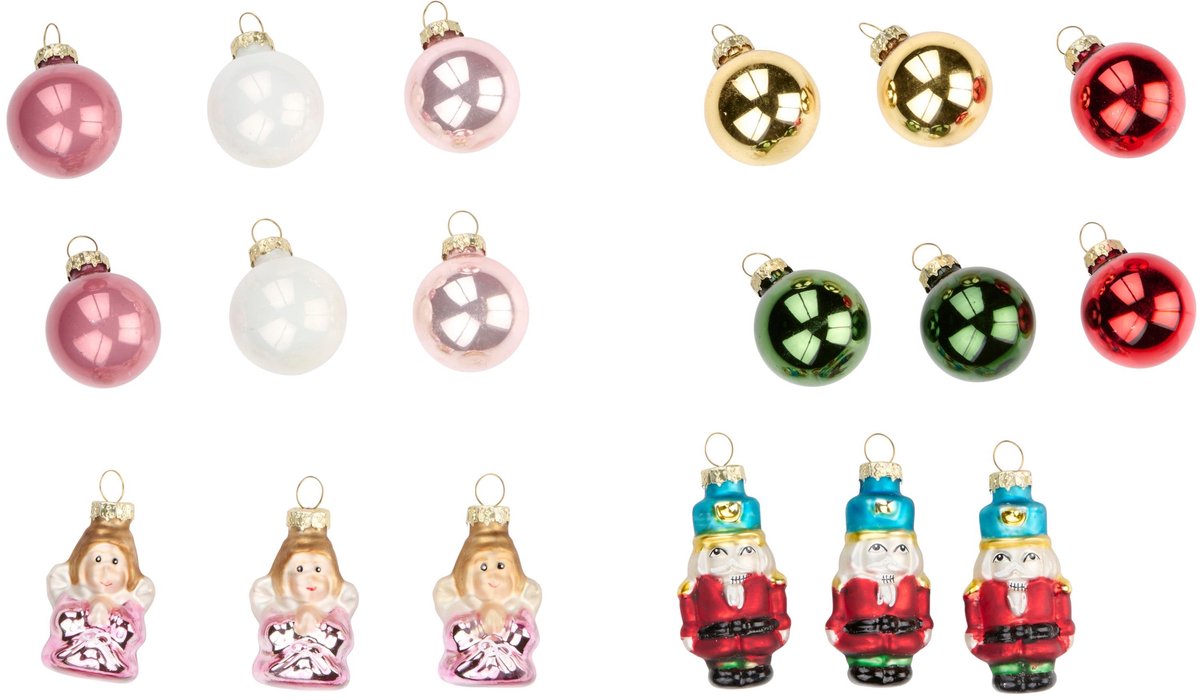 Arti Casa - Kerstboom ornameten - Kerst - 2x 9 stuks