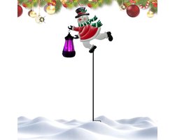 LED Solar Lantern, Colorful Christmas Lights, LED Lamp with Bright Illumination, Weatherproof Outdoor Light, Holiday Decorations for Patio Path Yard Lawn, Winter Decor for Family Friends