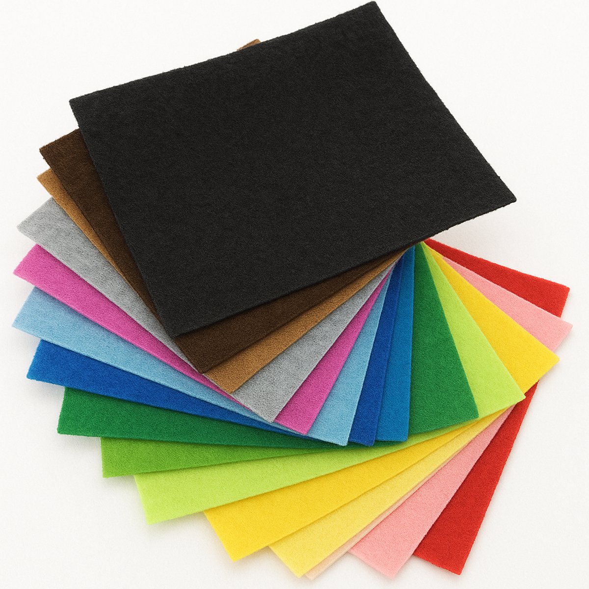 FSW-Products – Hobbyvilt – 40 Stuks – 30 x 20 cm – Mix Kleuren – Knutsel- en DIY Viltvellen - A4