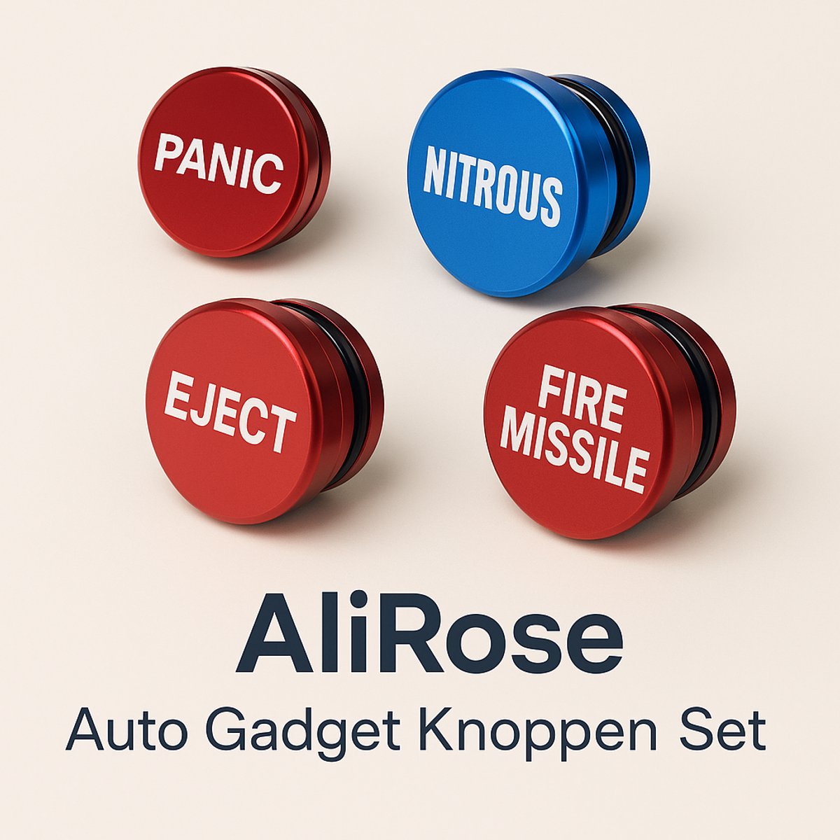 AliRose - Auto Gadgets - Interieur - EJECT - Knop - Auto Stijl - Transformeer Je Auto !