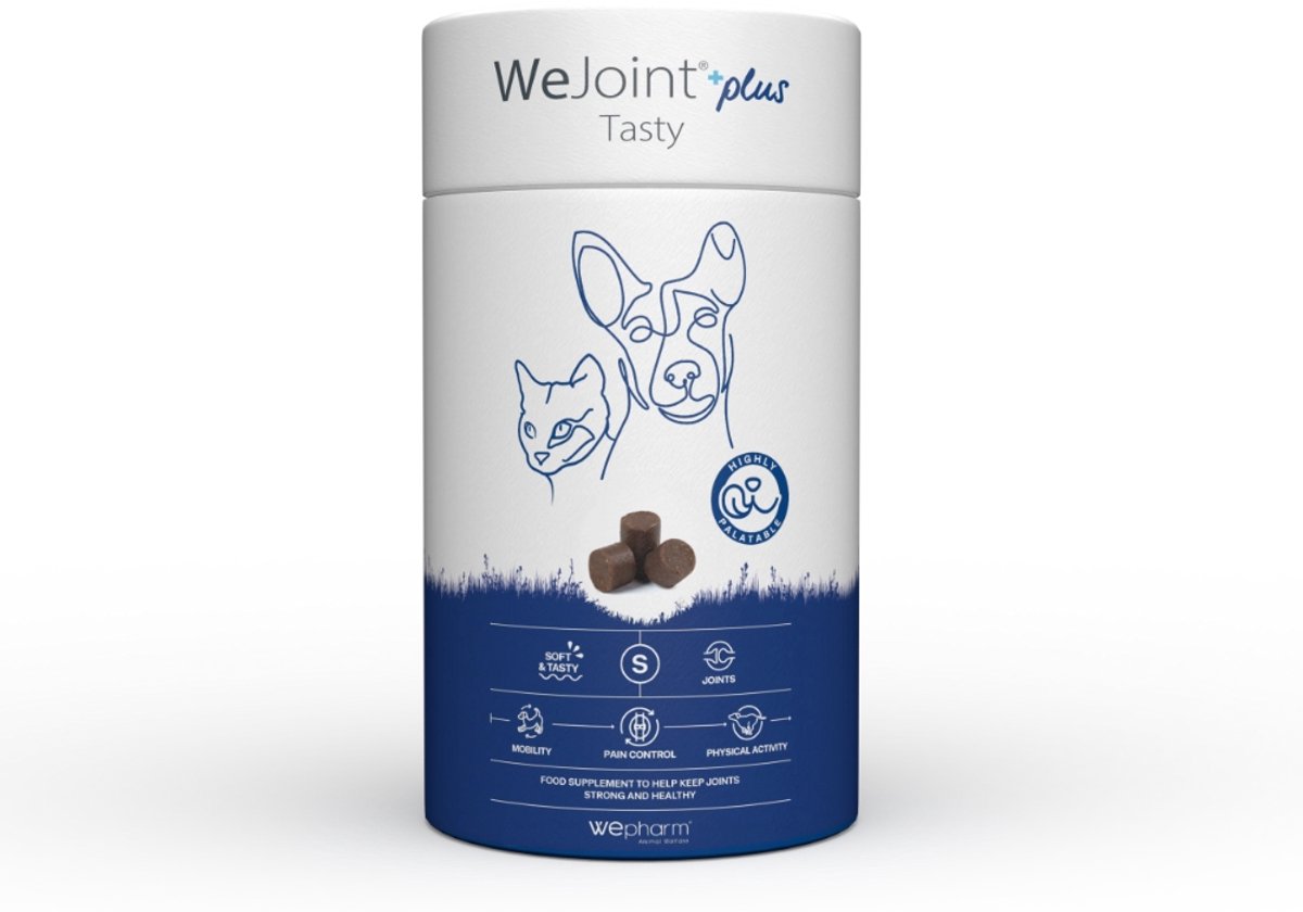 WePharm WeJoint PLUS Tasty Small Breeds and Cats - 30 Soft-Chews - Ondersteuning Voor De Gewrichten Voor Kleine Honden en Katten - In Smakelijke Snack vorm - Natuurlijk Supplement