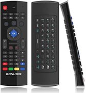 Universele Air Mouse met Toetsenbord en IR Afstandsbediening voor Android TV, Smart TV, PC en Laptop