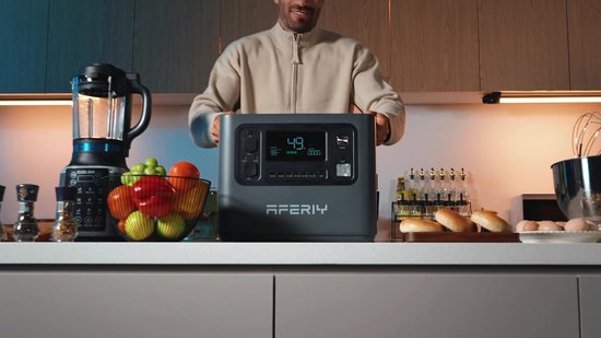 AFERIY Powerstation draagbare energiecentrale 2800W 2048Wh - LiFePO4 met UPS en uitbreidbare capaciteit tot 10,24kWh