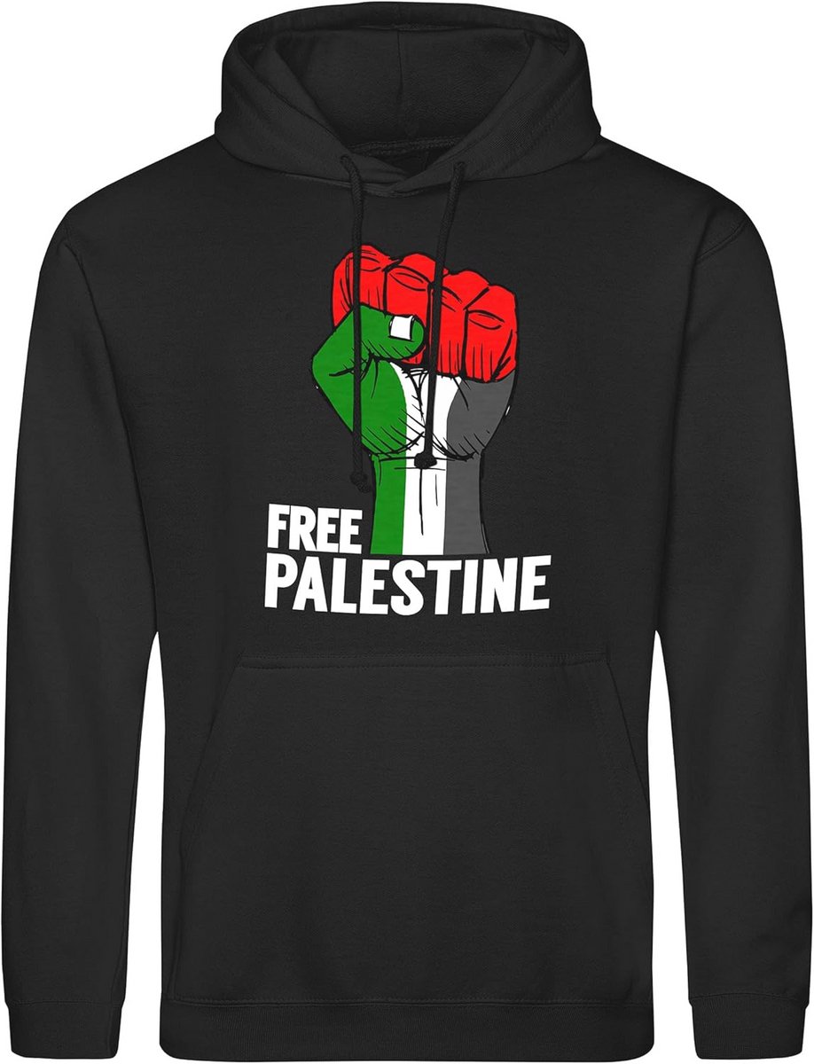 Unisex Hoodie met Free Palestine Design